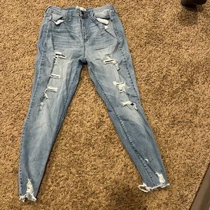 High rise ankle jegging size 13